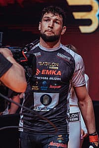 Michał Guzik przed walką na gali Babilon MMA